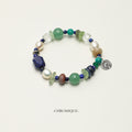 Lapis Lazuli, Amazonite & Green Agate Bracelet | Mixed Gemstones
