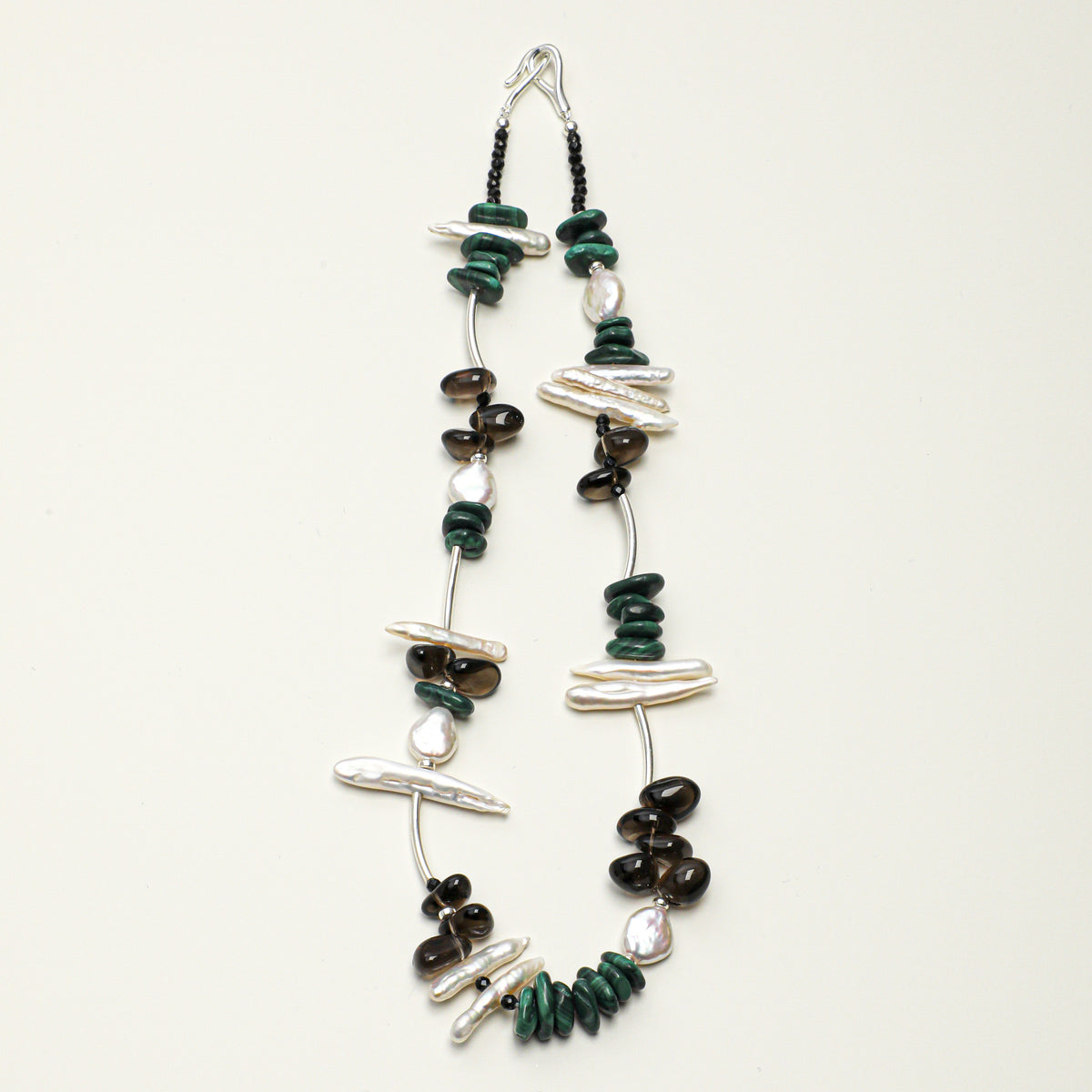 Smoky Quartz Necklace | 925 Sterling Silver
