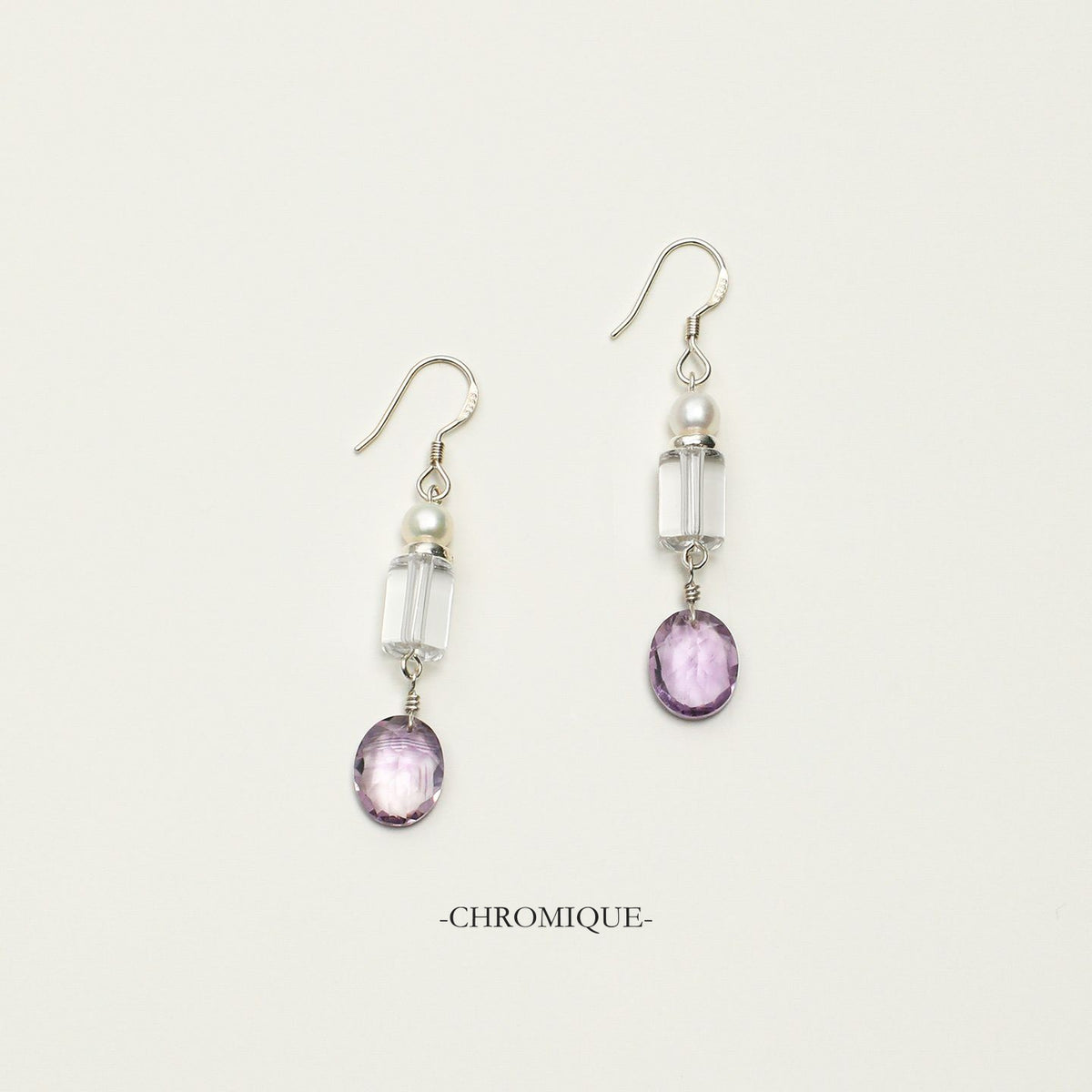 Natural Amethyst Drop Earrings | 925 Sterling Silver