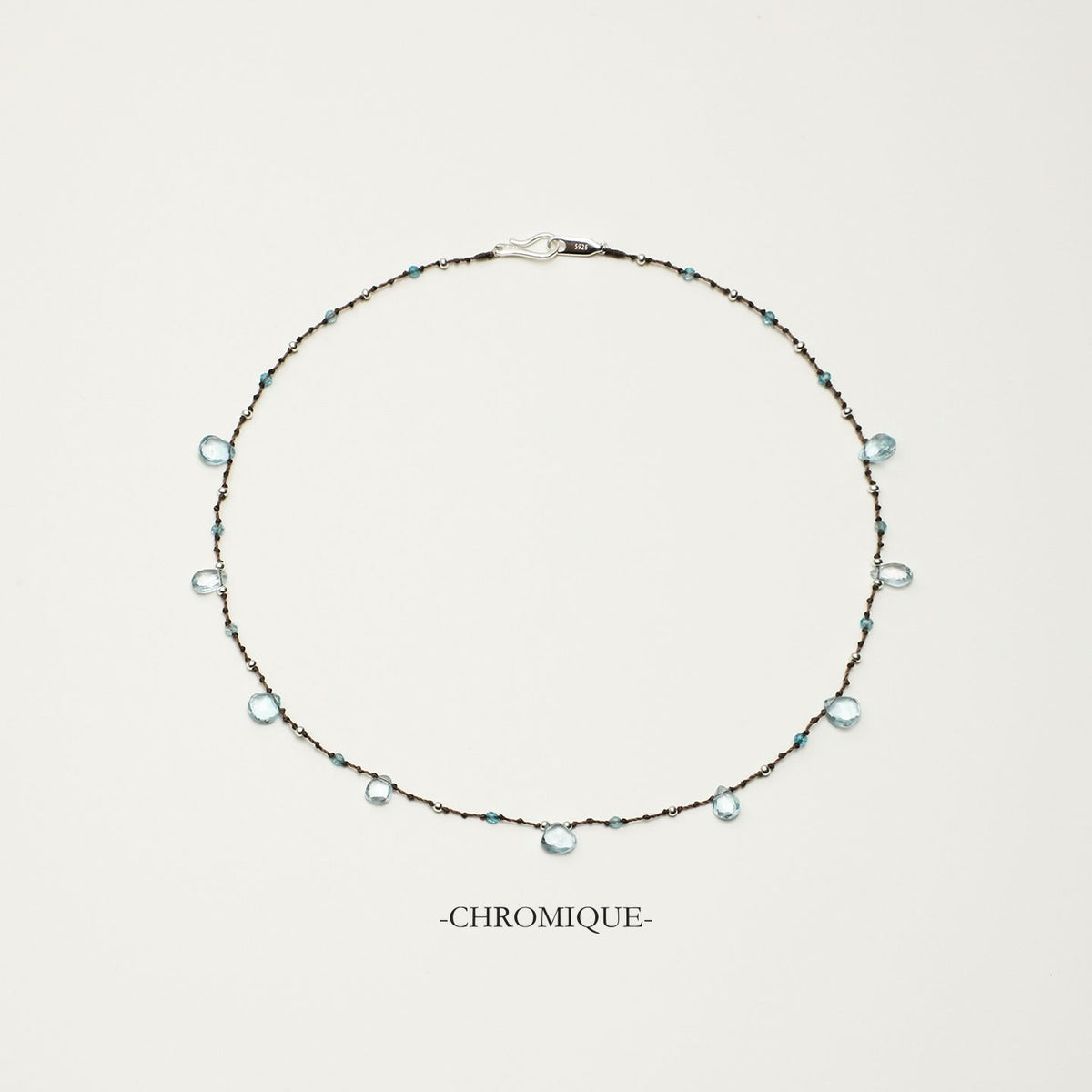 Topaz Drop Necklace | 925 Sterling Silver