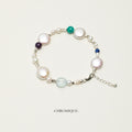 Amazonite, Amethyst, Lapis Lazuli & Aquamarine Bracelet | Natural Gemstones