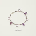 Amethyst & Zircon Bracelet | 925 Sterling Silver