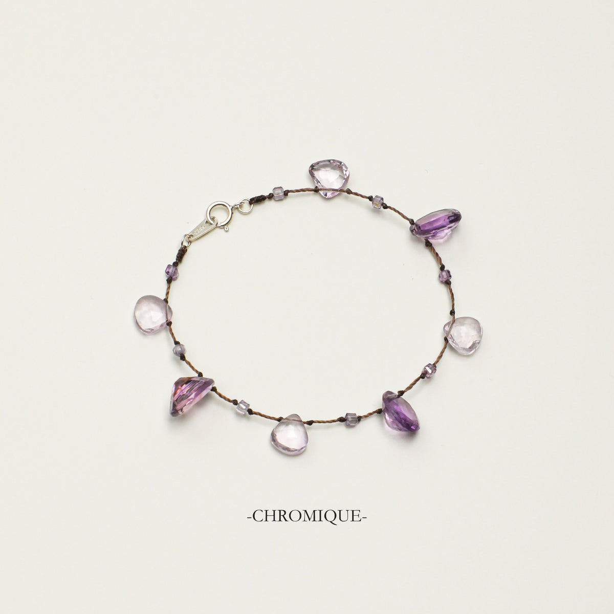 Amethyst & Zircon Bracelet | 925 Sterling Silver