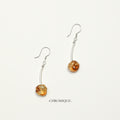 Faceted Brazilian Citrine Drop Earrings | 925 Sterling Silver