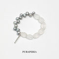 Iolite & Freshwater Pearl Bracelet